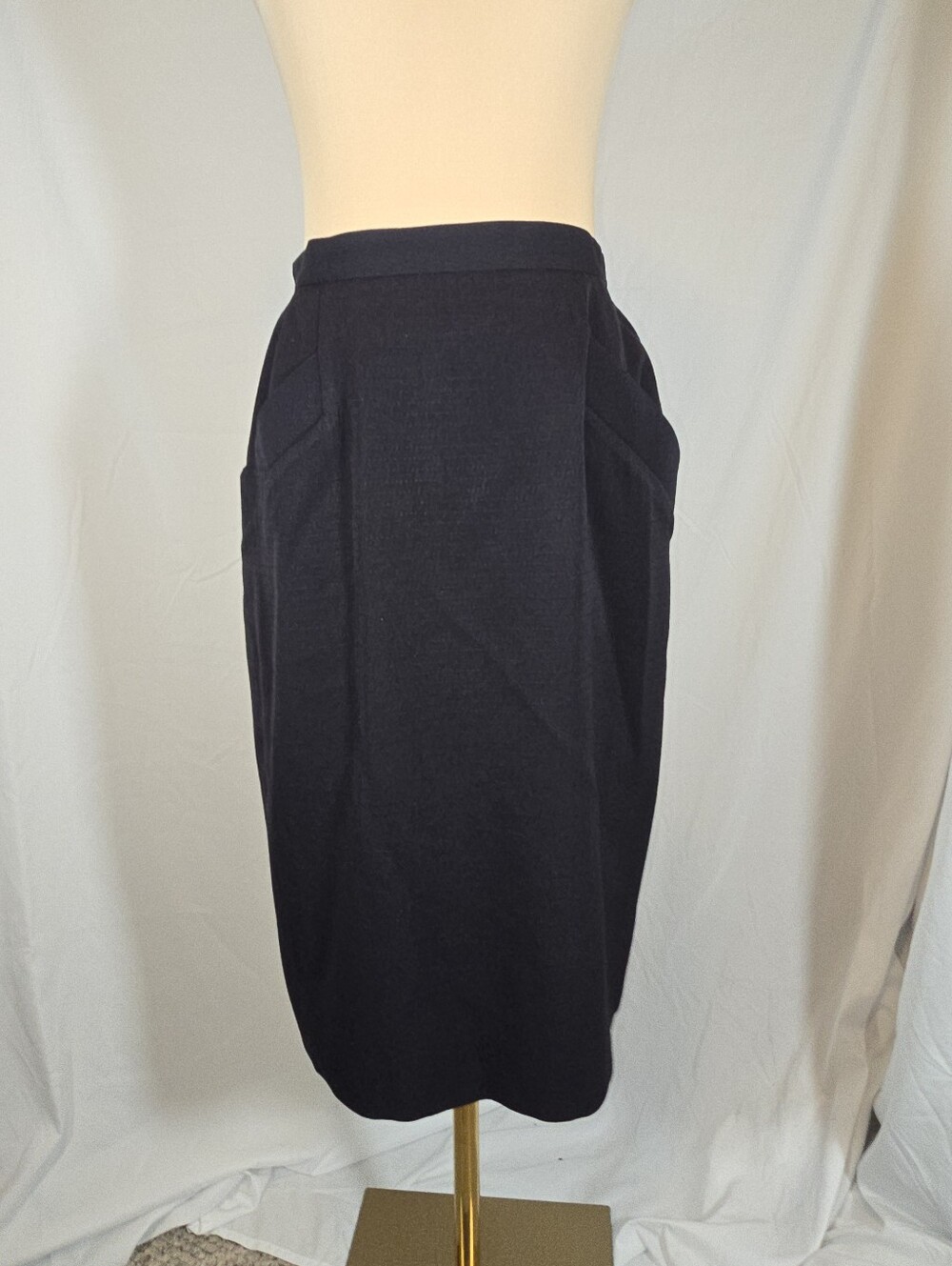 Classic Black Navy Women's Pencil Skirt